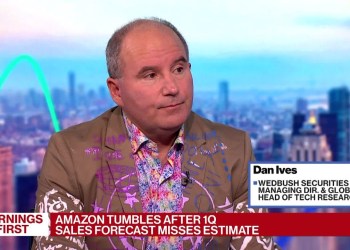 Amazon Results Are a ‘Sandbag Special,’ Wedbush’s Ives Says Amazon Results Are a ‘Sandbag Special,’ Wedbush’s Ives Says