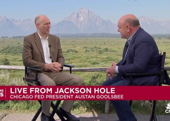 First on CNBC: Chicago Fed President Austan Goolsbee on Fed Chair Powell’s Jackson Hole Speech First on CNBC: Chicago Fed President Austan Goolsbee on Fed Chair Powell’s Jackson Hole Speech