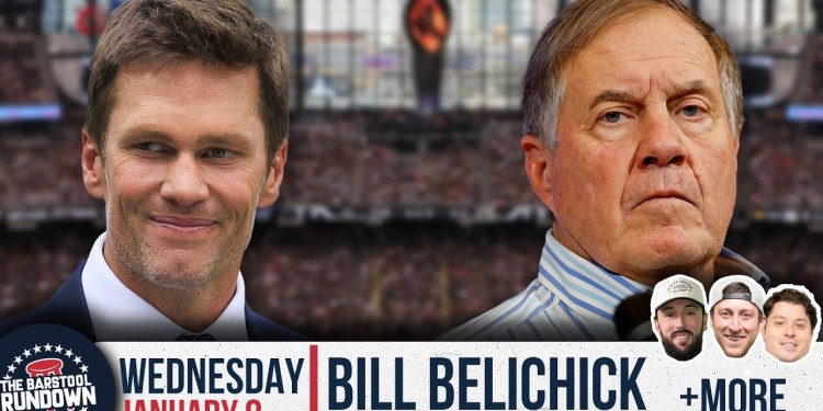 Tom Brady Wants Bill Belichick to Coach the Raiders – Barstool Rundown – January 8th, 2025 Tom Brady Wants Bill Belichick to Coach the Raiders – Barstool Rundown – January 8th, 2025