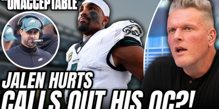 Jalen Hurts Calls Out Eagles Offensive Coordinator For 1st Half Struggles?! | Pat McAfee Show Jalen Hurts Calls Out Eagles Offensive Coordinator For 1st Half Struggles?! | Pat McAfee Show
