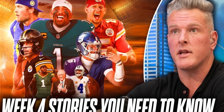 Top Stories From NFL’s Week 4 Games That You Need To Know | Pat McAfee Show Top Stories From NFL’s Week 4 Games That You Need To Know | Pat McAfee Show
