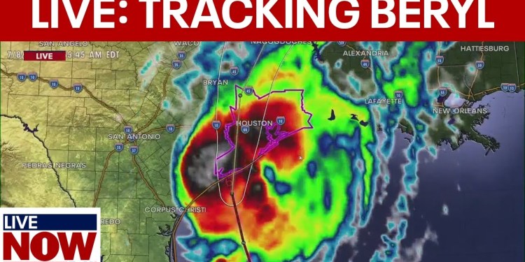 LIVE: Tropical Storm Beryl Texas storm track, man dies after tree falls on roof | LiveNOW from FOX LIVE: Tropical Storm Beryl Texas storm track, man dies after tree falls on roof | LiveNOW from FOX