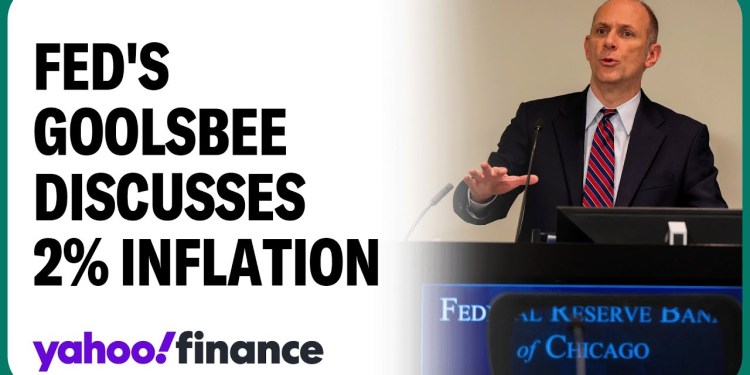 Goolsbee on inflation: This is what the path to 2% looks like Goolsbee on inflation: This is what the path to 2% looks like