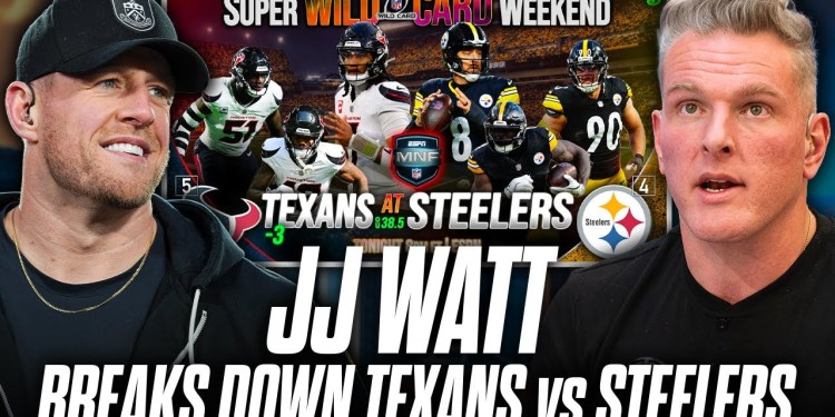 JJ Watt Breaks Down Texas vs Steelers Wildcard Matchup | Pat McAfee Show JJ Watt Breaks Down Texas vs Steelers Wildcard Matchup | Pat McAfee Show