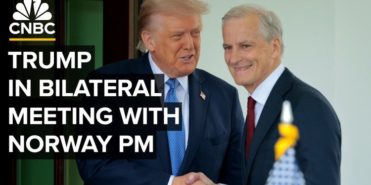 President Trump meets with Norway’s PM Jonas Gahr Støre at the White House — 4/24/2025 President Trump meets with Norway’s PM Jonas Gahr Støre at the White House — 4/24/2025