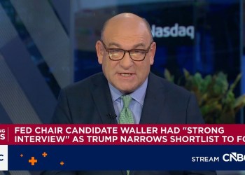 Fed chair candidate Waller had ‘strong interview’ as Pres. Trump narrows shortlist to four Fed chair candidate Waller had ‘strong interview’ as Pres. Trump narrows shortlist to four