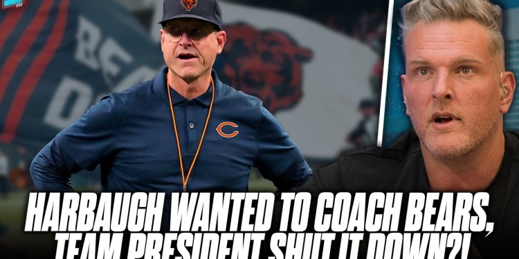 Jim Harbaugh Wanted To Coach The Bears But Their President Shut It Down?! | Pat McAfee Show Jim Harbaugh Wanted To Coach The Bears But Their President Shut It Down?! | Pat McAfee Show