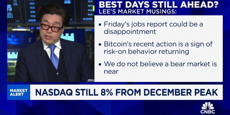 The spring could have huge rallying months, says Fundstrat’s Tom Lee The spring could have huge rallying months, says Fundstrat’s Tom Lee