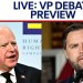 NEWS 10/1: VP Debate Previews, Walz, Vance to face off in VP debate tonight | LiveNOW from FOX NEWS 10/1: VP Debate Previews, Walz, Vance to face off in VP debate tonight | LiveNOW from FOX