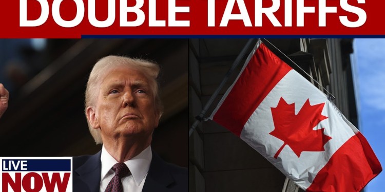 BREAKING: Trump doubles tariffs on Canadian steel & aluminum amid trade war | LiveNOW from FOX BREAKING: Trump doubles tariffs on Canadian steel & aluminum amid trade war | LiveNOW from FOX