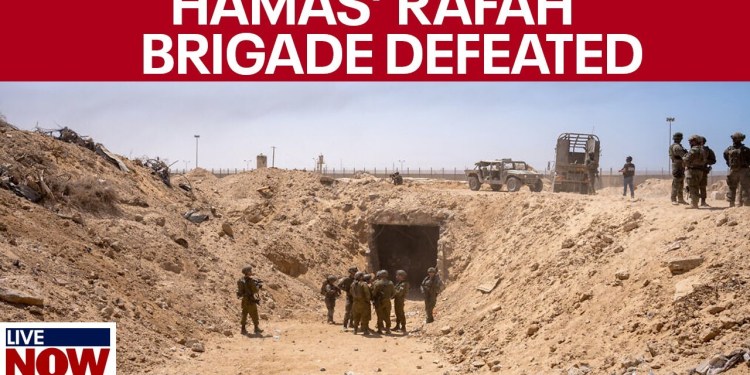 Israel DEFEATS Hamas Rafah Brigade in Gaza, IDF reports | LiveNOW from FOX Israel DEFEATS Hamas Rafah Brigade in Gaza, IDF reports | LiveNOW from FOX