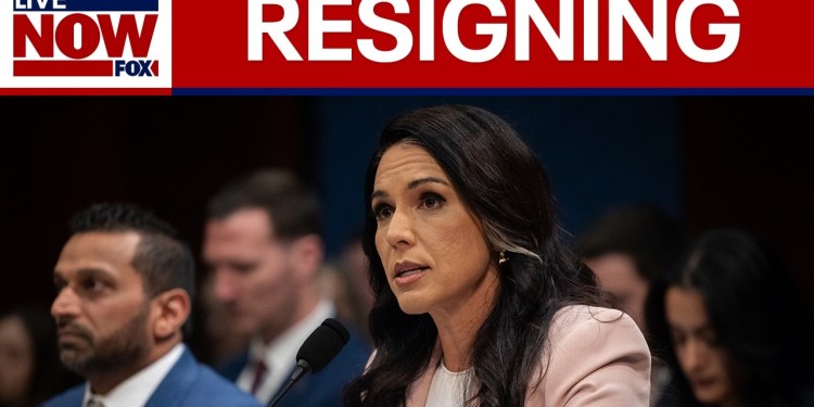 Tulsi Gabbard resigns as director of national intelligence Tulsi Gabbard resigns as director of national intelligence