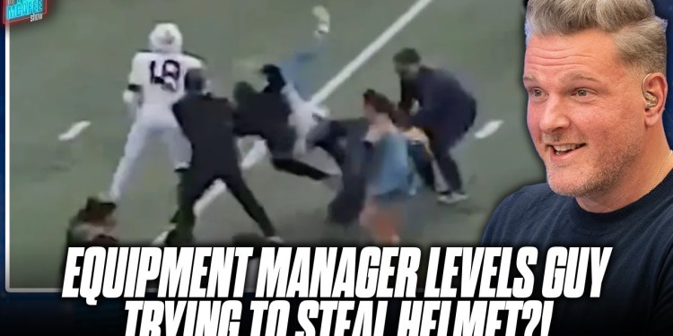 Equipment Manager LAYS OUT Person Stealing Helmet | The BIGGEST HITS From College Football Week 13 Equipment Manager LAYS OUT Person Stealing Helmet | The BIGGEST HITS From College Football Week 13