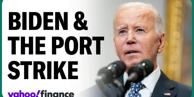 What steps could Biden take to end the port strike What steps could Biden take to end the port strike