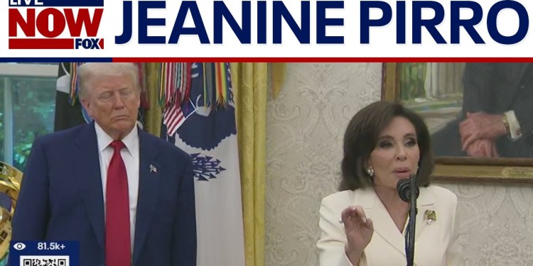 Jeanine Pirro gives remarks in Oval Office Jeanine Pirro gives remarks in Oval Office
