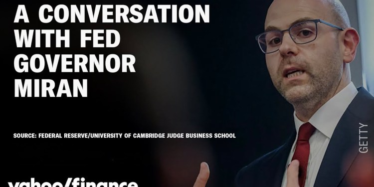 Fed Governor Stephen Miran delivers remarks at the University of Cambridge Judge Business School Fed Governor Stephen Miran delivers remarks at the University of Cambridge Judge Business School