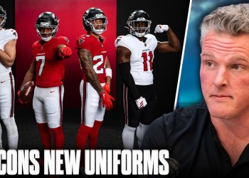 Falcons Debut New Uniforms, “Authentic, Fresh, Timeless” | Pat McAfee Show Falcons Debut New Uniforms, “Authentic, Fresh, Timeless” | Pat McAfee Show