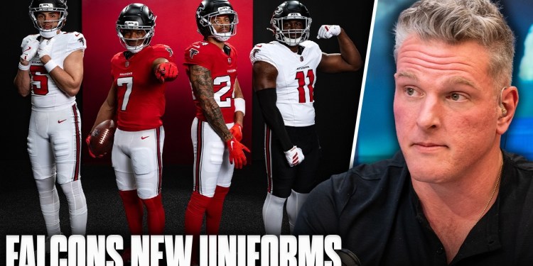 Falcons Debut New Uniforms, “Authentic, Fresh, Timeless” | Pat McAfee Show Falcons Debut New Uniforms, “Authentic, Fresh, Timeless” | Pat McAfee Show
