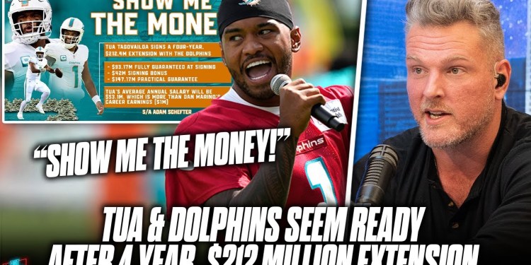 “Show Me The Money!” Tua & Dolphins Seem Ready To Win After 4 Year, 2M Extension | Pat McAfee “Show Me The Money!” Tua & Dolphins Seem Ready To Win After 4 Year, 2M Extension | Pat McAfee