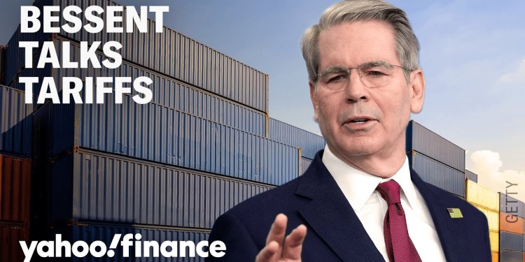 Treasury Secretary Scott Bessent speaks on tariffs at the White House Treasury Secretary Scott Bessent speaks on tariffs at the White House