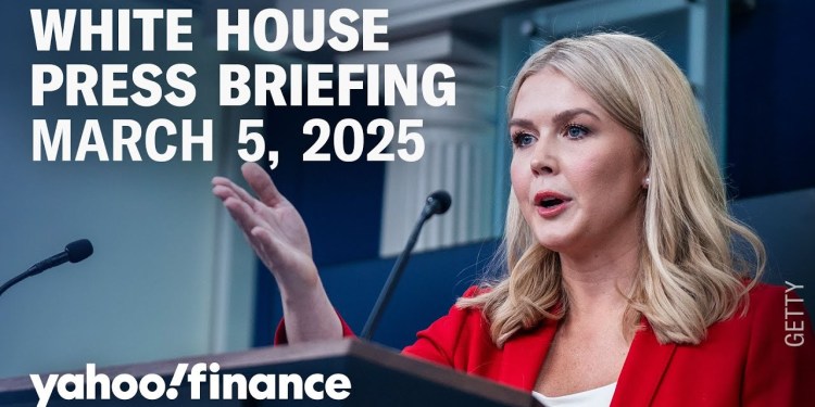 White House press secretary Karoline Leavitt holds briefing White House press secretary Karoline Leavitt holds briefing