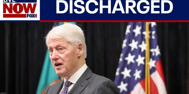 Former President Bill Clinton discharged from hospital | LiveNOW from FOX Former President Bill Clinton discharged from hospital | LiveNOW from FOX
