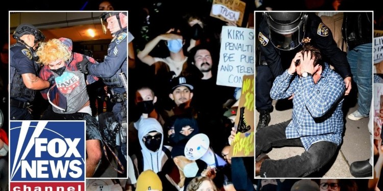 Flares, brawls and a vow to continue at TPUSA’s tense tour finale Flares, brawls and a vow to continue at TPUSA’s tense tour finale