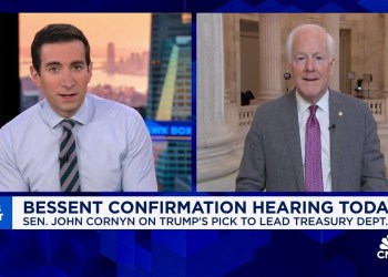 Sen. John Cornyn on Scott Bessent’s confirmation hearing, Fed independence and fate of TikTok Sen. John Cornyn on Scott Bessent’s confirmation hearing, Fed independence and fate of TikTok
