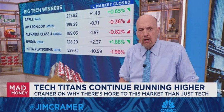 No rules that a pharma stock can’t lead this market, says Jim Cramer No rules that a pharma stock can’t lead this market, says Jim Cramer