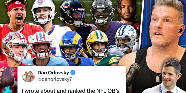 The Pat McAfee Show Rips Apart Dan Orlovsky’s “Top 10 Quarterbacks” Rankings The Pat McAfee Show Rips Apart Dan Orlovsky’s “Top 10 Quarterbacks” Rankings