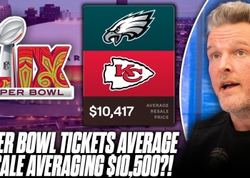 The Average Resell Price Of Super Bowl LIX Is Over ,000?! | Pat McAfee Show The Average Resell Price Of Super Bowl LIX Is Over ,000?! | Pat McAfee Show