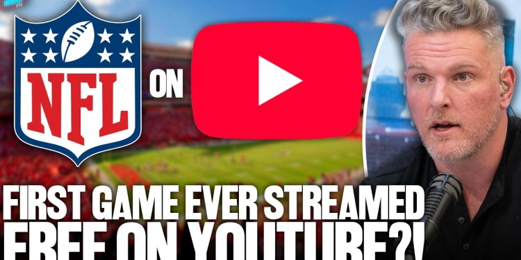 NFL Will Stream First Ever Game Exclusively On YouTube, Completely Free?! | Pat McAfee Show NFL Will Stream First Ever Game Exclusively On YouTube, Completely Free?! | Pat McAfee Show