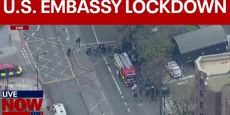 BREAKING: US Embassy in London on lockdown after bomb threat | LiveNOW from FOX BREAKING: US Embassy in London on lockdown after bomb threat | LiveNOW from FOX