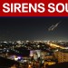 Sirens sound across Israel as Iran fires missiles Sirens sound across Israel as Iran fires missiles