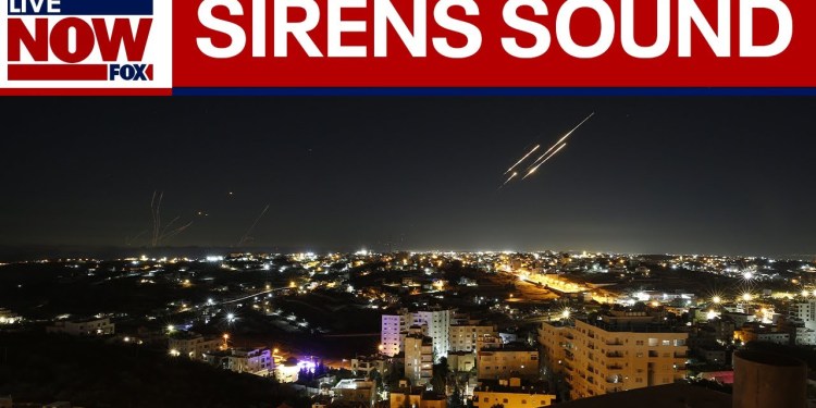 Sirens sound across Israel as Iran fires missiles Sirens sound across Israel as Iran fires missiles