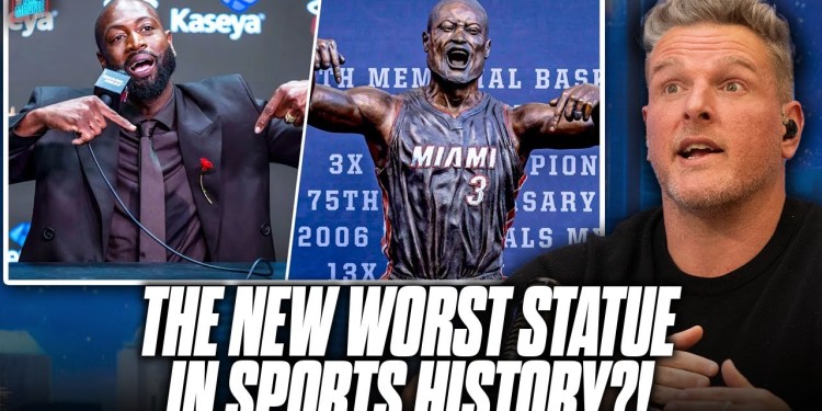 Dwayne Wade Is The New Worst Statue In Sports History?! | Pat McAfee Show Dwayne Wade Is The New Worst Statue In Sports History?! | Pat McAfee Show
