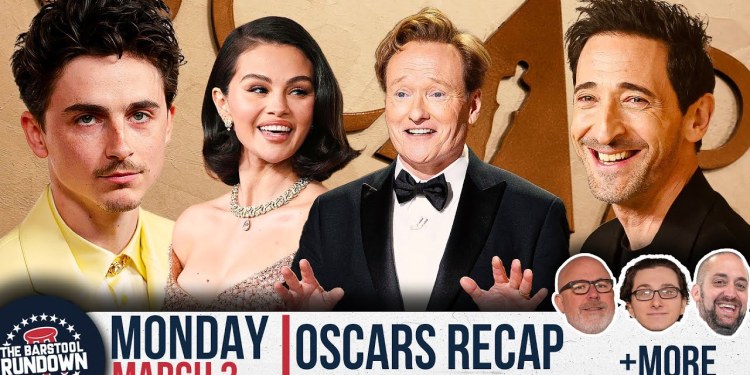 Adrien Brody’s Longest Speech Ever Ruined Oscar Night – Barstool Rundown – March 3rd, 2025 Adrien Brody’s Longest Speech Ever Ruined Oscar Night – Barstool Rundown – March 3rd, 2025