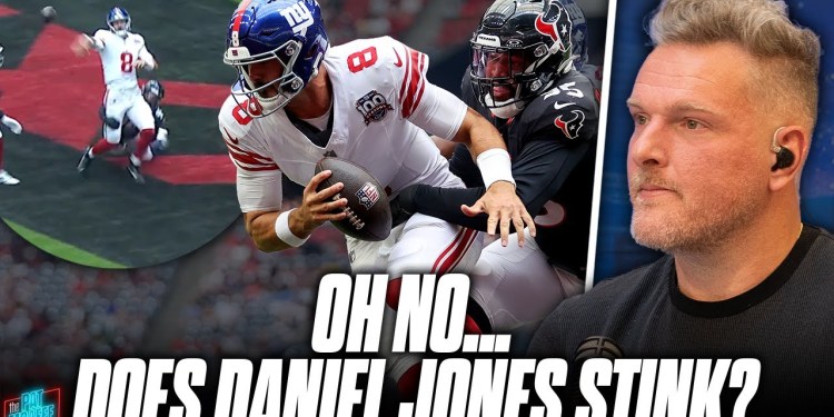 Boy… Daniel Jones Looks Terrible This Preseason | Pat McAfee Reacts Boy… Daniel Jones Looks Terrible This Preseason | Pat McAfee Reacts