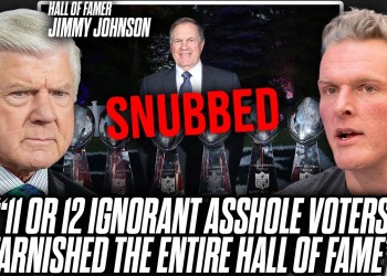“12 Ignorant, Asshole Voters Tarnished The Hall Of Fame” Jimmy Johnson On Bill Belichick’s Snub “12 Ignorant, Asshole Voters Tarnished The Hall Of Fame” Jimmy Johnson On Bill Belichick’s Snub