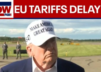 BREAKING: President Trump agrees to delay tariffs on European Union until July 9 BREAKING: President Trump agrees to delay tariffs on European Union until July 9