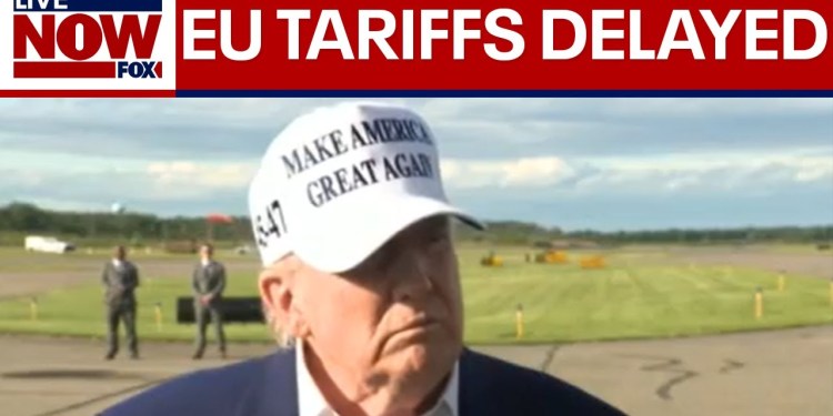 BREAKING: President Trump agrees to delay tariffs on European Union until July 9 BREAKING: President Trump agrees to delay tariffs on European Union until July 9