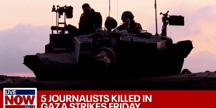 Breaking: 5 Journalists killed in Gaza in last 24 hours | LiveNOW from FOX Breaking: 5 Journalists killed in Gaza in last 24 hours | LiveNOW from FOX