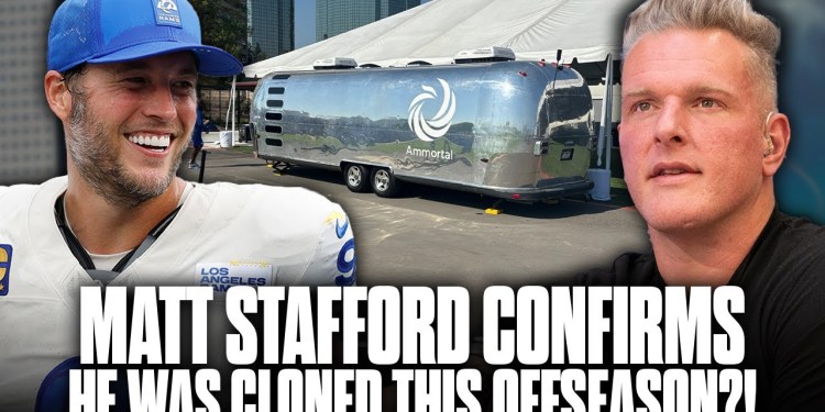 Matthew Stafford Confirms He Was Cloned Before This Season?! | Pat McAfee Show Matthew Stafford Confirms He Was Cloned Before This Season?! | Pat McAfee Show
