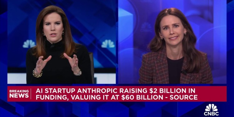 AI startup Anthropic raising billion in funding, valuing it at billion AI startup Anthropic raising billion in funding, valuing it at billion