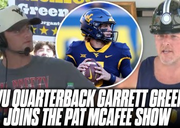 WVU Quarterback & Heisman Hopeful Garrett Greene Joins The Pat McAfee Show In Morgantown WVU Quarterback & Heisman Hopeful Garrett Greene Joins The Pat McAfee Show In Morgantown
