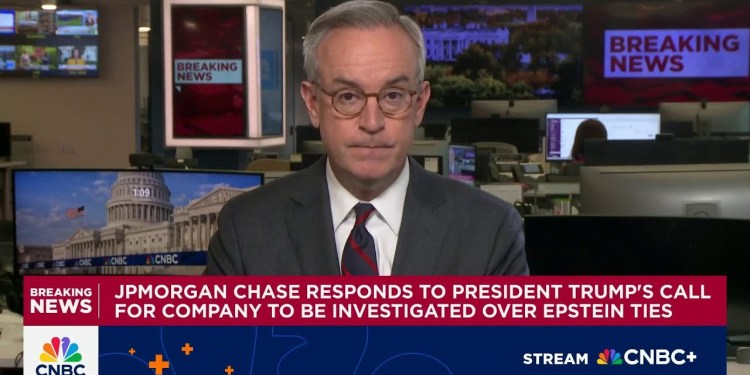 JPMorgan Chase responds to President Trump’s calls for company to be investigated over Epstein ties JPMorgan Chase responds to President Trump’s calls for company to be investigated over Epstein ties