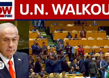 Delegates walk out as Netanyahu speaks at U.N. Delegates walk out as Netanyahu speaks at U.N.