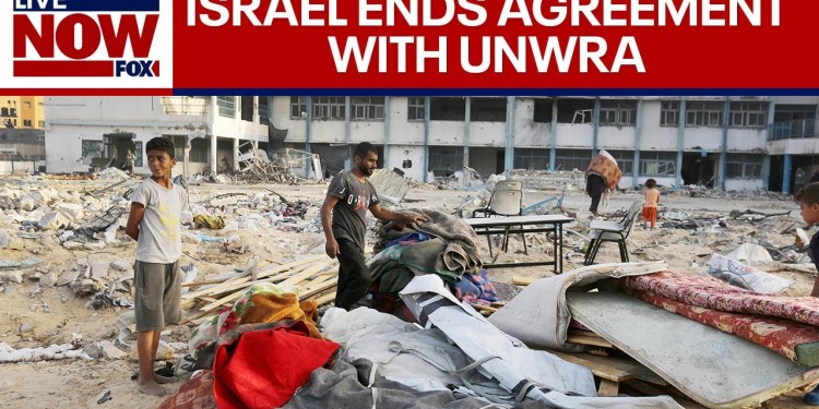 Israel ends agreement with UNWRA over Hamas affiliation | LiveNOW from FOX Israel ends agreement with UNWRA over Hamas affiliation | LiveNOW from FOX