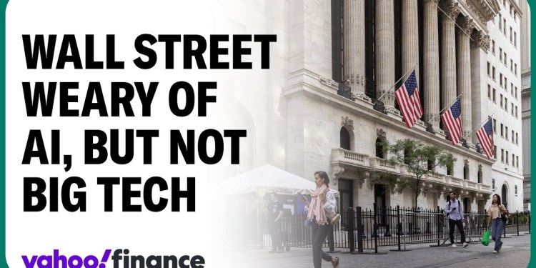 Wall Street grows weary of AI, but Big Tech is still all in Wall Street grows weary of AI, but Big Tech is still all in