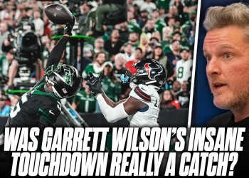 Garrett Wilson Adds Touchdown To “We Don’t Know What An NFL Catch Is” List | Pat McAfee Show Garrett Wilson Adds Touchdown To “We Don’t Know What An NFL Catch Is” List | Pat McAfee Show
